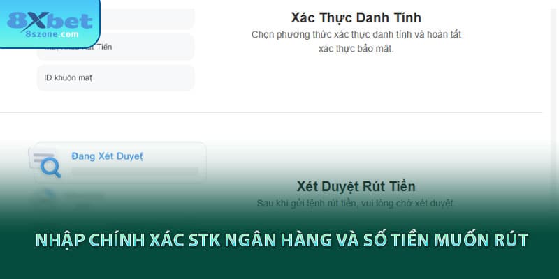 Rút Tiền 8xbet: Cách Tiền Về Trong 3 Phút 13 Nhập chính xác thông tin ngân hàng và số tiền muốn rút tại 8xbet
